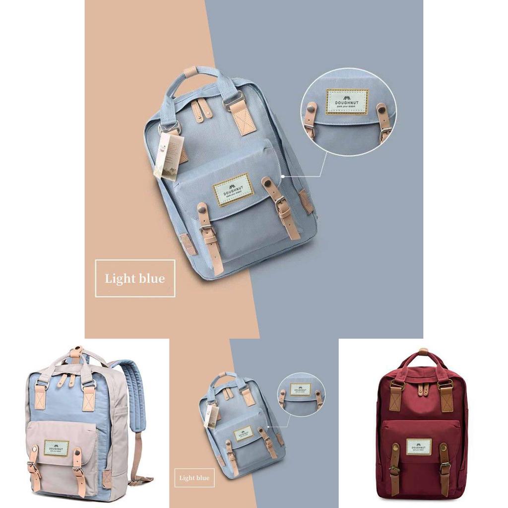 Mochila Original de Macarrón Donut Perfecta Para la Escuela y Viajes