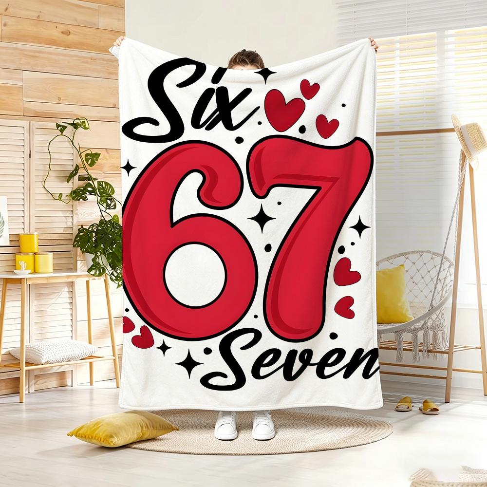Artwork S-SIX SEVEN67 Throw Soft Warm Throw Blanket for Bedroom Living Room Bed Travel Camping Picnic Gift