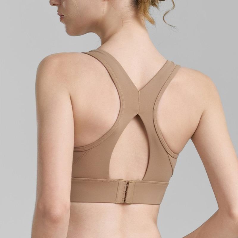 High-intensity Sports Bra with Breathable Supportive Cups Yoga Vest Shaping and Supportive Back-enhancing Fitness Wear