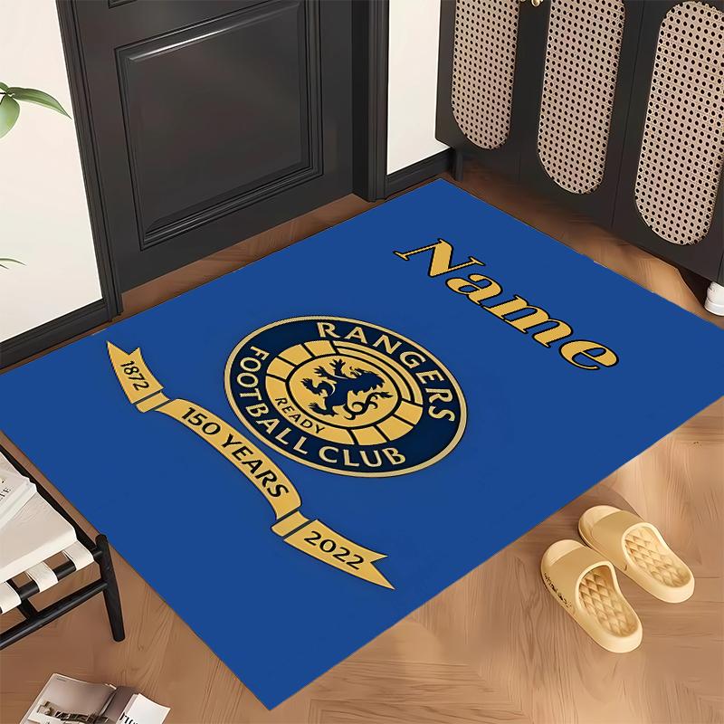 rangers fc (1) Personalized name Office Carpet Stylish Decor for Living Room Bedroom Kitchen