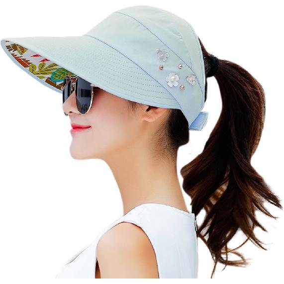 Sun Hats for Women Wide Brim Sun Hat UV Protection Caps Floppy Beach Packable Visor