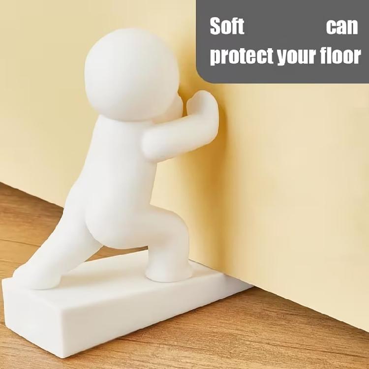 Cute Door Stoppers Wedges Decorative Doorstop Anti Slip Door Stop Keep Door Open Door Holder for Home Office Floor