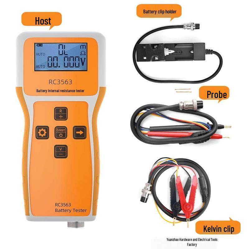 High-Precision Internal Resistance and Voltage Detector for Lithium and Storage Batteries