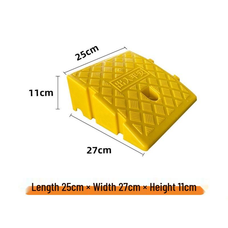 Non-Slip Plastic Curb Ramp for Cars and Stairs