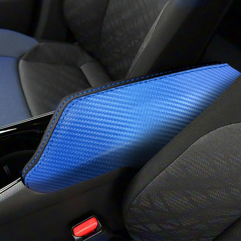 Suitable for Toyota CHR18-22 Armrest Box Mat Car Armrest Box Cover Microfiber Leather Modification
