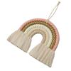 Colorful Woven Macrame Rainbow Wall Decor Party Decoration for Kids Baby Nursery