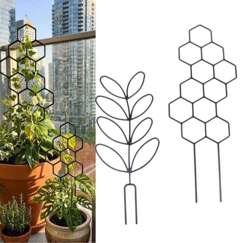 3Pcs Climbing Plant Support Frame Organizer for Shaping Vines Durable Rack for Garden Greenhouse Flowerpot