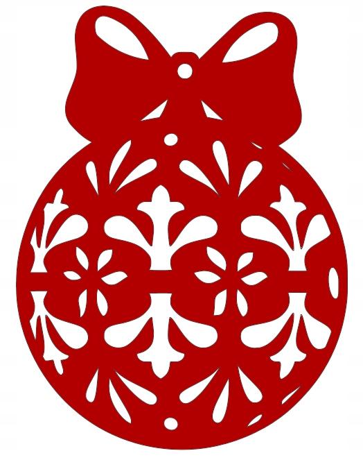 Ś17 Christmas Pendant OPENWORK Decoration CHRISTMAS