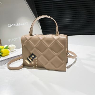 Tendance mode décontracté texture simple petit sac carré printemps nouveau sac bandoulière messager personnalisé pour femme