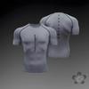 2026 Anime Graphic Compression Shirts for Men Athletic Quick Dry Tshirts Tees Tops Gym Workout Undershirts Short Sleeve Rash Guard