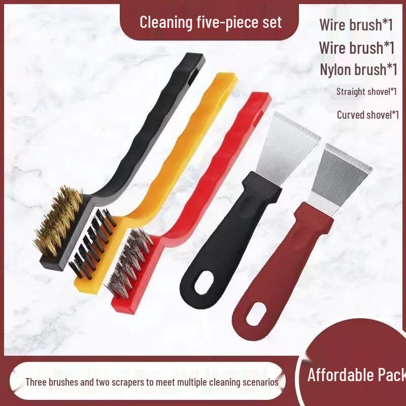 Multi-Functional Kitchen Stove Cleaning Brush Set for Stain and Oil Removal