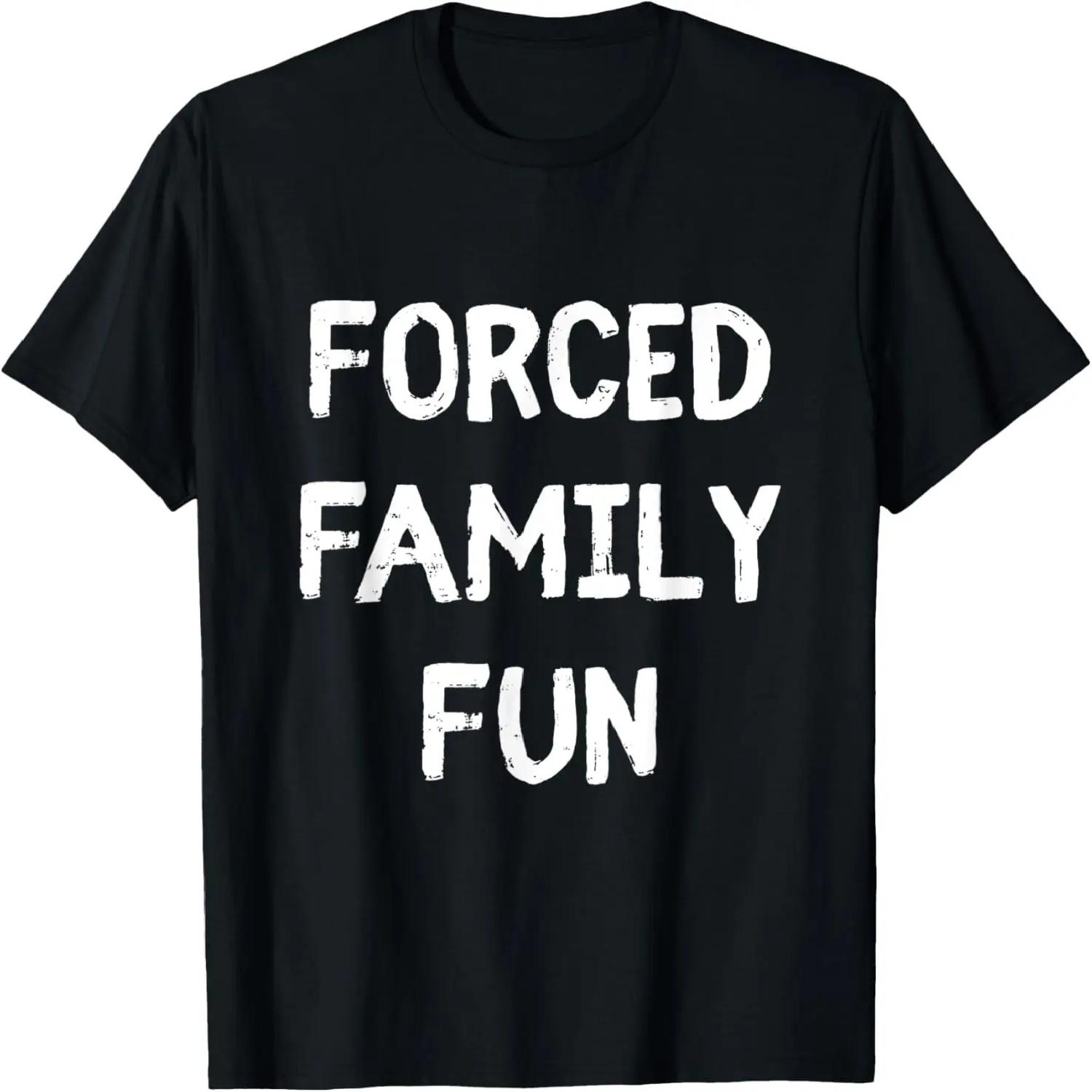 

Forced Family Fun Sarcastic Thanksgiving Christmas T-Shirt XXXXXL різнокольоровий
