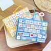 Animals Theme Mechanical Keyboard Pressable Keys Candy Color Keycap Keychain  Desk Accessory