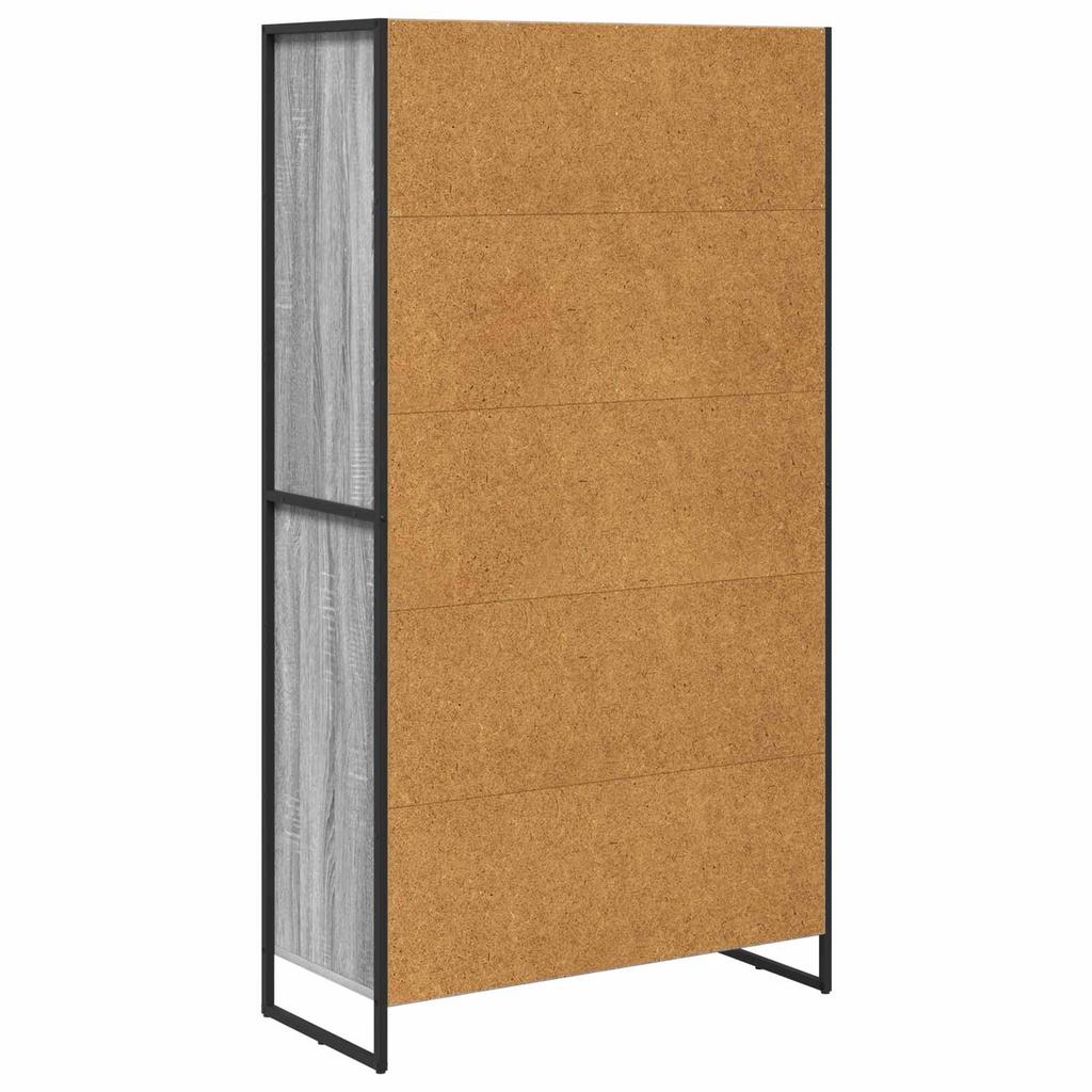 Sideboard 2 pcs Grey Sonoma 81 x 36 x 150.5 cm Particleboard