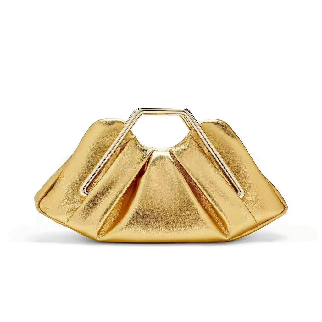 Soft Leather Bag Women'S Niche Cloud Bag Dinner Pleated Bag Premium Messenger Underarm Women'S Bag