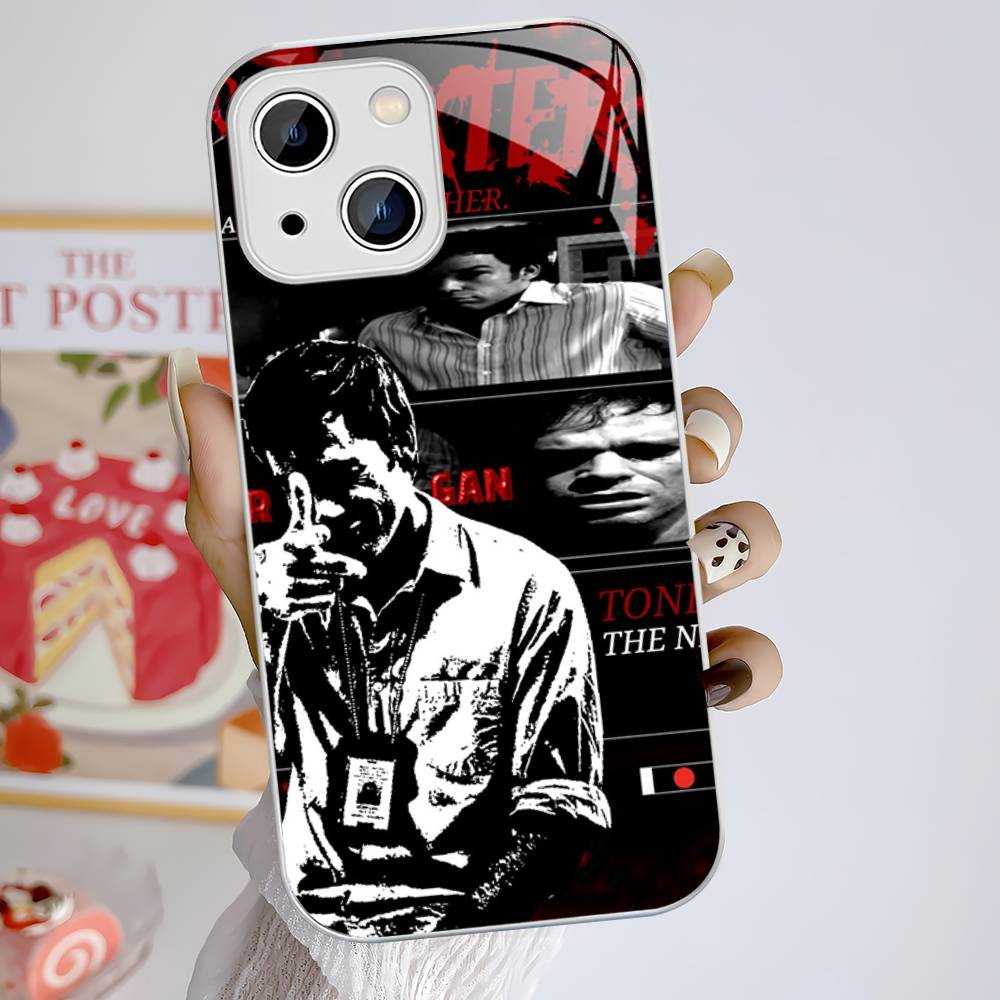 Dexter Morgan Tempered Glass For Iphone 14 13 12 11 Pro Mini XS MAX 14Plus X XS XR Cover