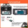 Controle Remoto de 10 Canais Fs-i6x Para Planador de Asa Fixa e Aeronave Multi-eixo I6x+ia10b)