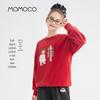 MOMOCO Girls' Red Korean Style Sweatshirt