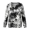 Women's Casual Fashion  Print Long Sleeve O-Neck Pullover Top