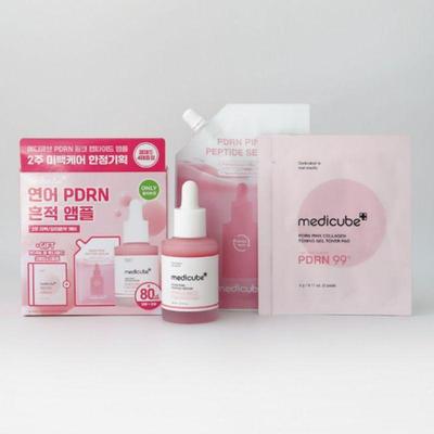 Sérum Peptidique Rose PDRN 80ml Ensemble (30ml + Recharge 50ml) – Sérum Raffermissant & Éclat Élastique