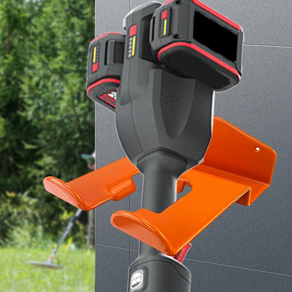 Garage Organizer Trimmer Rack Rust Proof Garden Power Tool Hanger Hook Grass Trimmer Storage Hooks for Weed Eater Patio Workshop
