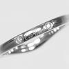 CARTIER Ballerina curve Ring Pt950Platinum/diamond #4.1(US Size) 3g Women Used
