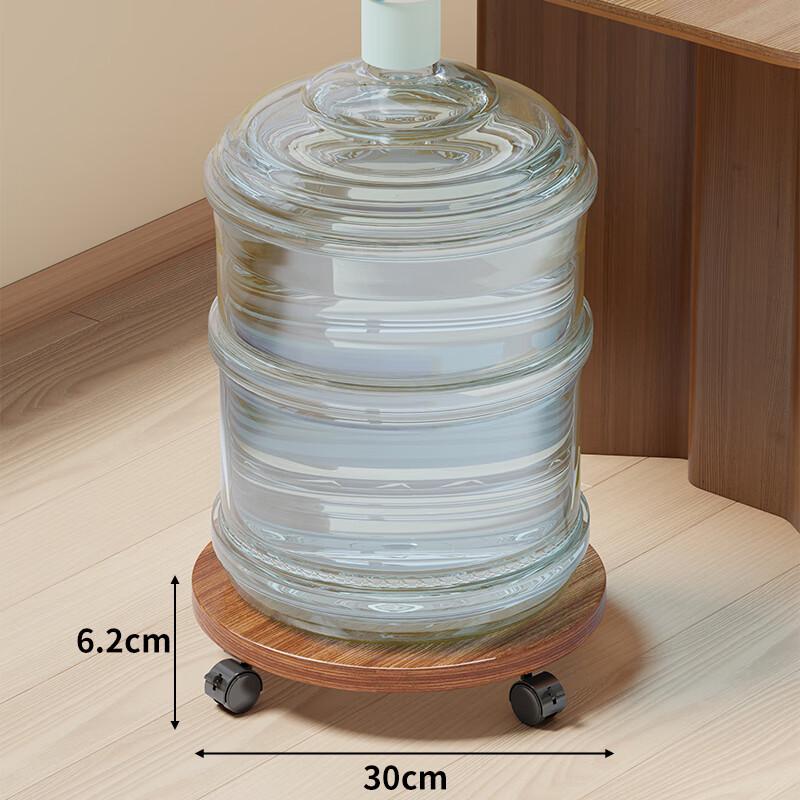 

Zhaoran Rolling Wooden Water Bottle Dispenser Stand