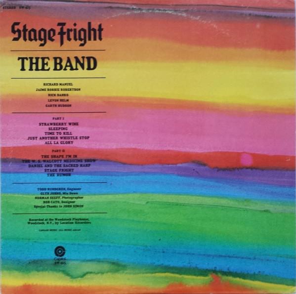 

LP Record BAND - Stage Fright SW425 CAPITOL US Rock Used