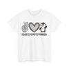 Penguin Shirt, Peace Love Penguin Ornithologist Birds Animals Lovers T-shirt
