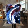 1Pc Inuyasha Print Flannel Blanket, High Quality Comfortable for All Seasons, Home Decor, Warmth and Comfort, Perfect for Christmas Gifts