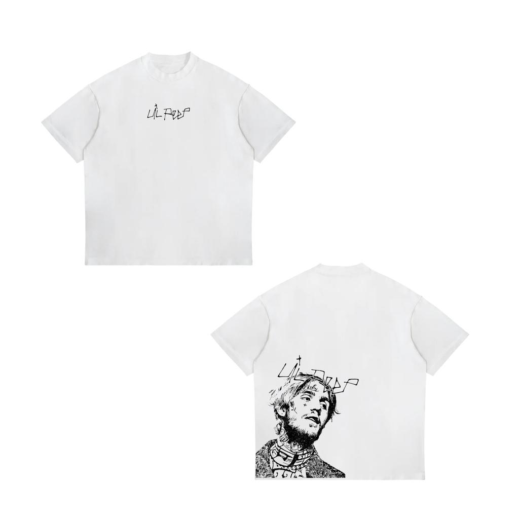 Rapper Lil Peep Hell Boy Graphic TShirt Unisexs Cool Hip Hop Fashion TShirts Unisex Women Cotton Oversized Tee Shirt Streetwear
