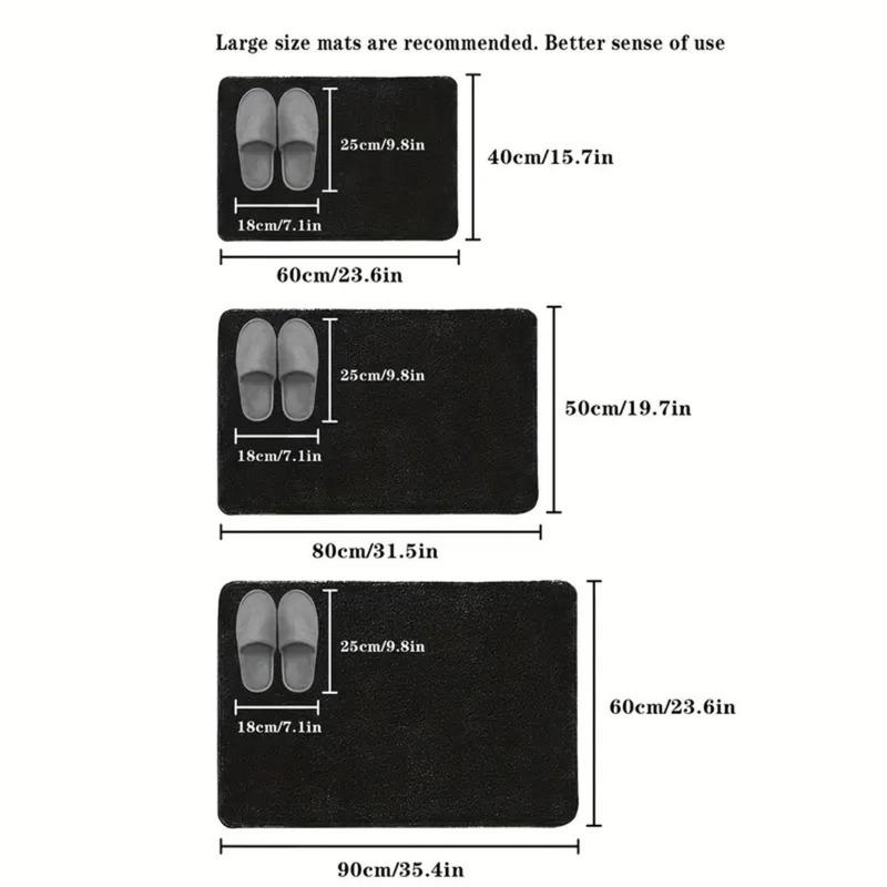 Banyo Halısı Kaymaz Banyo Paspası Yer Paspası Banyo Aksesuarları