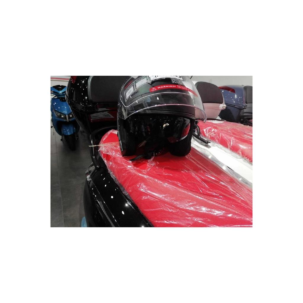 Jk526 Matte Black Open Helmet With Sun Visor