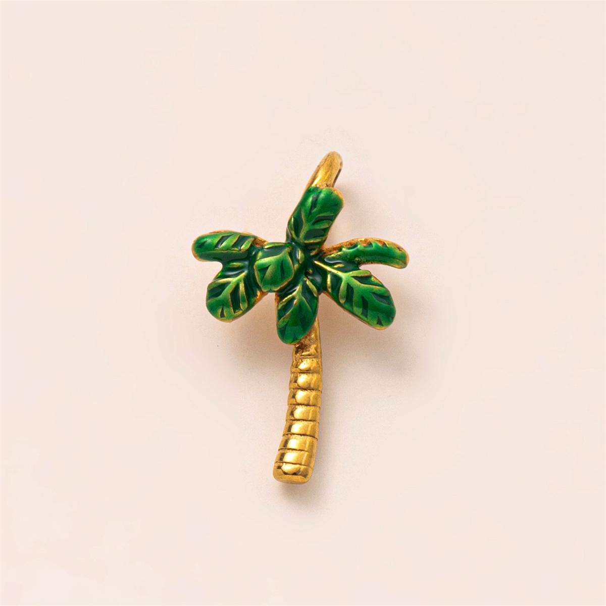 New DIY Fashion Daily Necessities Series Pendant Stainless Steel Gold Plated Color Preserving