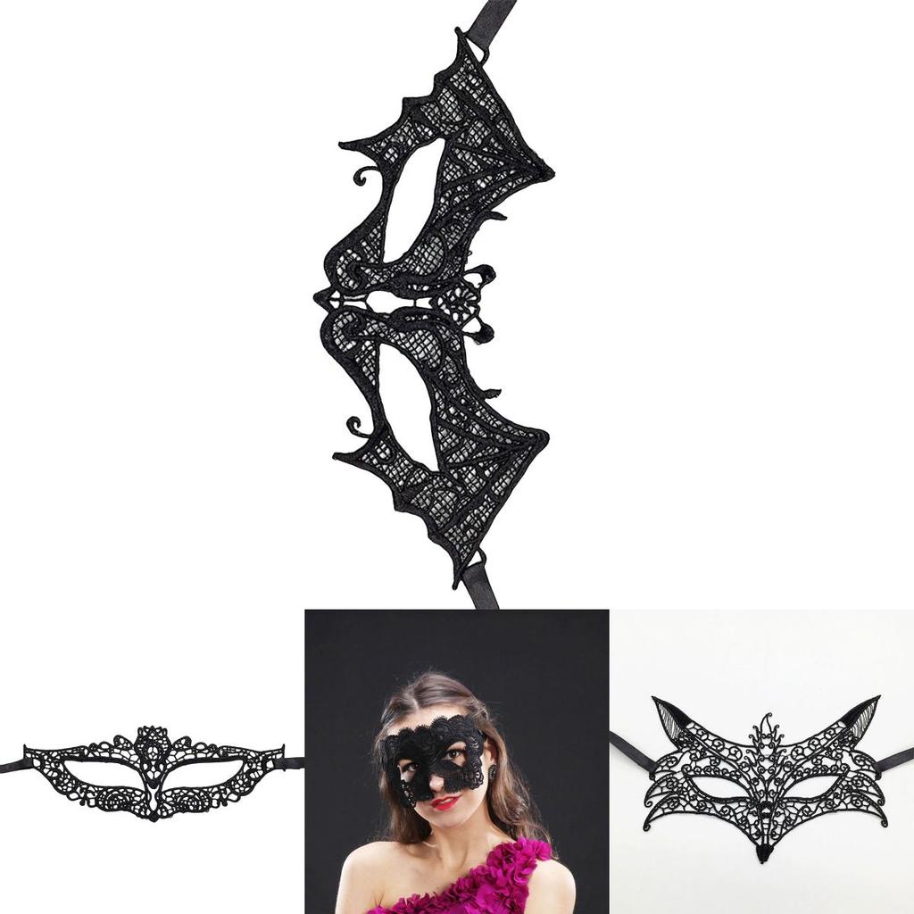 Mysterious Angel Lace Eye Mask Sexy Cosplay Costume For Christmas Party
