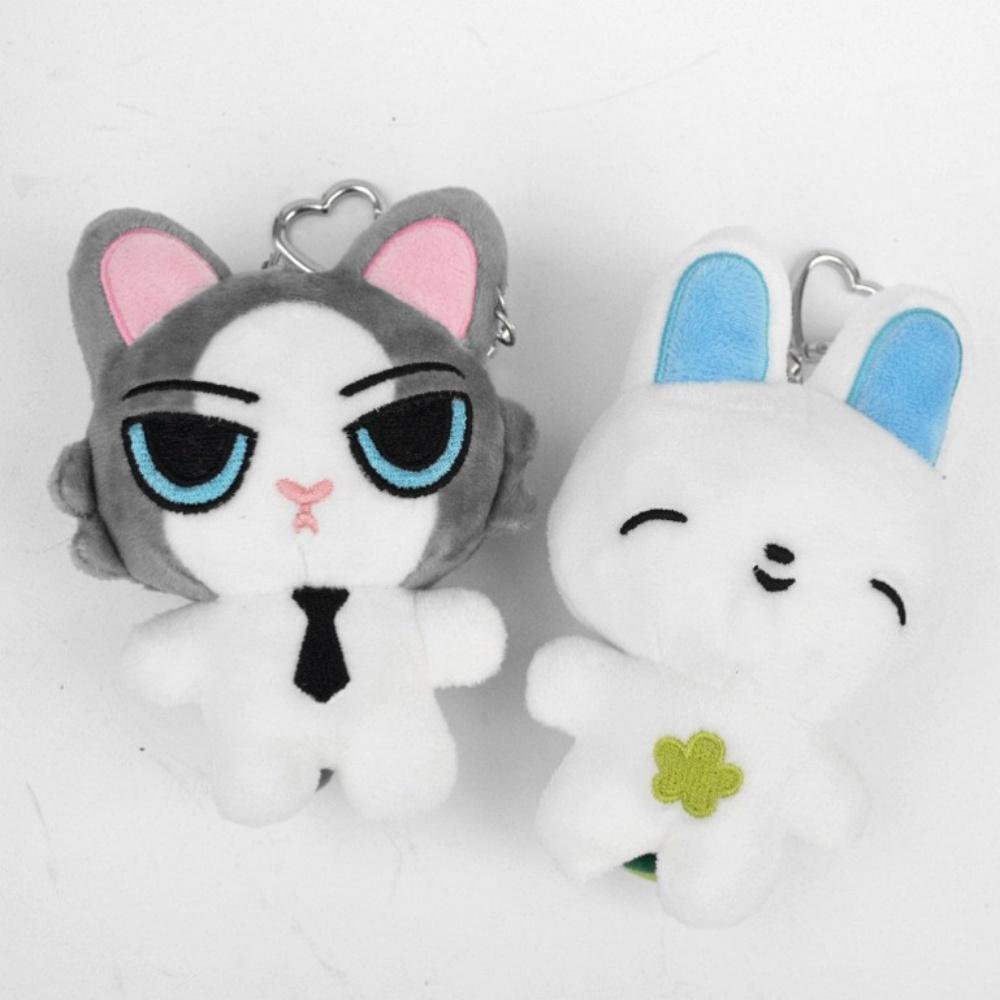 10Cm Plush Keychain And2Ble Zhanghao Ricky Han Yujin Fans Pop Up 3D Cartoon Pp Cotton Soft Embossed Plush Toy Fans Bag Charms