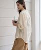 Deuloupisumeon Snappy Wafer Cotton Shirt [White]