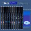 12+50 Stück / Set Sternbild Radierbarer Gelstift Minen 0,5 mm Blaue Schwarze Tinte Stift Waschbarer Griff Büro Schreibwaren