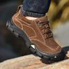 Freizeit Walking Klettern Herrenschuhe Outdoor Camping Wanderschuhe Herren Echtes Leder Sportsneaker Mann Reise Freizeitschuhe
