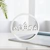 Silicone House Mold Architectural Shape Mold Mold Resin Construction Circle Candle Heat-Resistant DIY Craft