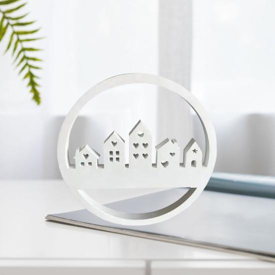 Silicone House Mold Architectural Shape Mold Mold Resin Construction Circle Candle Heat-Resistant DIY Craft