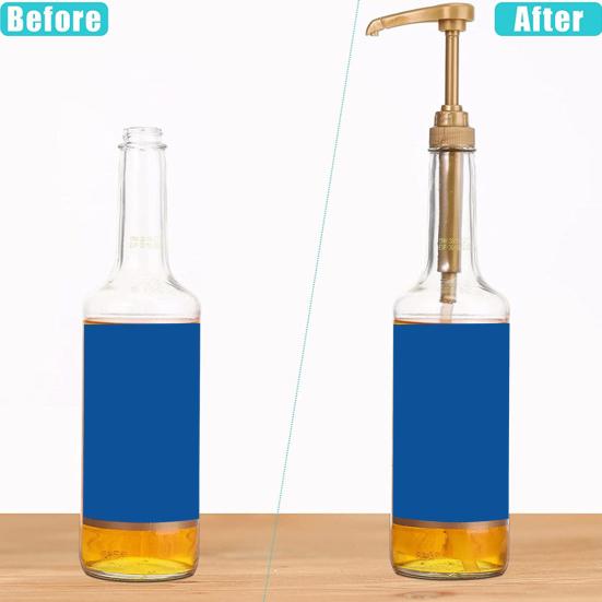 8ks lis na sirup na šerbet Typ lisu Odnímatelný řezací dávkovač Dávkovač šťávy Čerpadlo na láhve Kuchyňské pomůcky