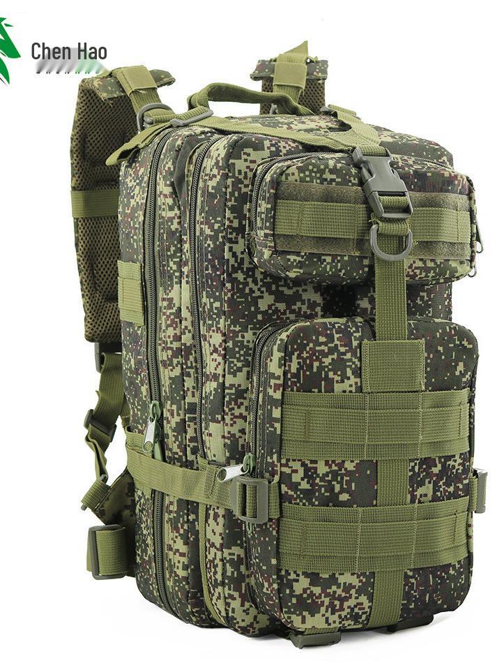 Tactical 3P Assault Backpack - Large Capacity Camo for Travel, Mountaineering, Hiking, Adventure & Camping with Load Reduction.