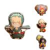 Kreatives One Piece Plüschkissen Cartoon Luffy Zoro Chopper Kissen Kinder Festival Geschenk Charaktere)