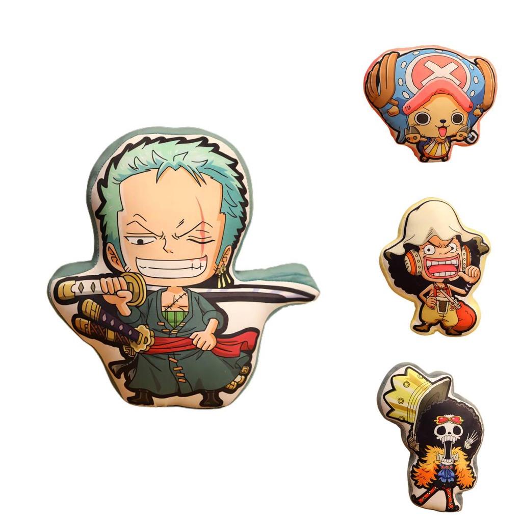 Creative One Piece Plush Pillow Cartoon Luffy Zoro Chopper Cushion Kids Festival Gift Characters)