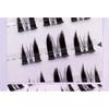 LuxeFlutter - Doll Eye Volume Cluster Glue-Free False Eyelashes