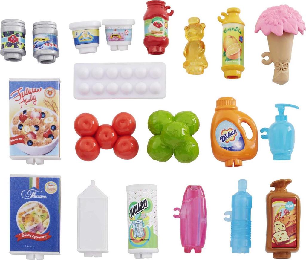 Mattel Barbie FRP01 Supermarket and Puppet, Multi-Colour