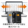 ELECOM Wireless Mouse (Receiver Included) Small Size, Compact, 3 Buttons, Tilt Wheel, Micro Grass Switch Bit, Black M-FBG3DBBK