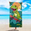 1pc Dolphin Octopus Animal Large Beach Towel, Quick drying Water absorbing Beach Towel, Swimming, Vacation, Camping Beach Towel