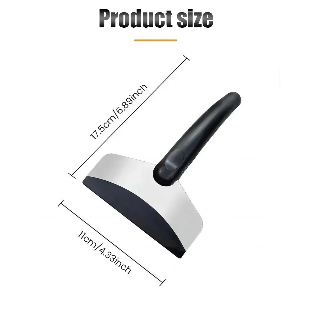 Silicone Squeegee Shovel - Durable Windshield Wiper for Fog/Ash/Snow Removal Car Cleaning Tool